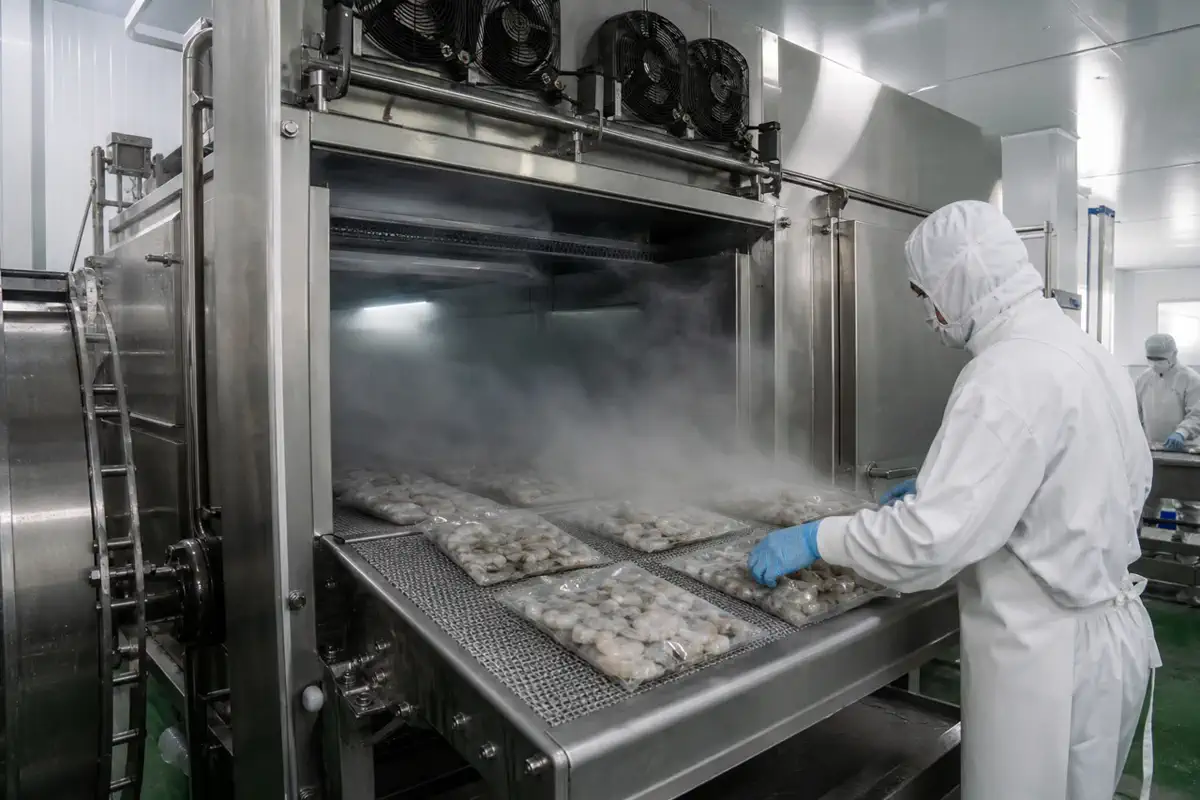 Ет және теңіз өнімдерін мұздату — meat freezer, seafood cold storage, blast freezer | Arteco New Materials Technology (Kazakhstan) Group Ltd.