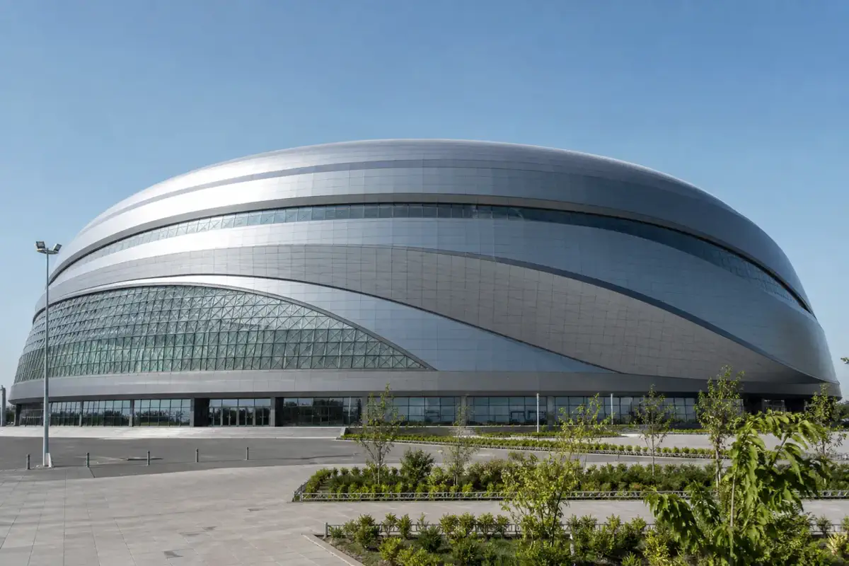 Алюминий қаптама панельдері | Arteco New Materials Technology (Kazakhstan) Group Ltd. Алюминий қаптама панельдері — қос қисық қасбет — панельді біріктіру түйіні 33 | Arteco New Materials Technology (Kazakhstan) Group Ltd.