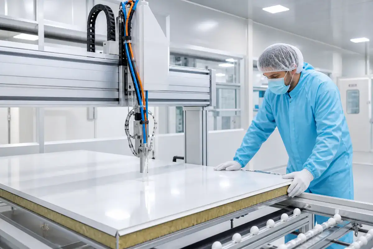 Таза бөлме панельдері | Arteco New Materials Technology (Kazakhstan) Group Ltd. Таза бөлме панельдері — Food factories — шикізатты тексеру 17 | Arteco New Materials Technology (Kazakhstan) Group Ltd.
