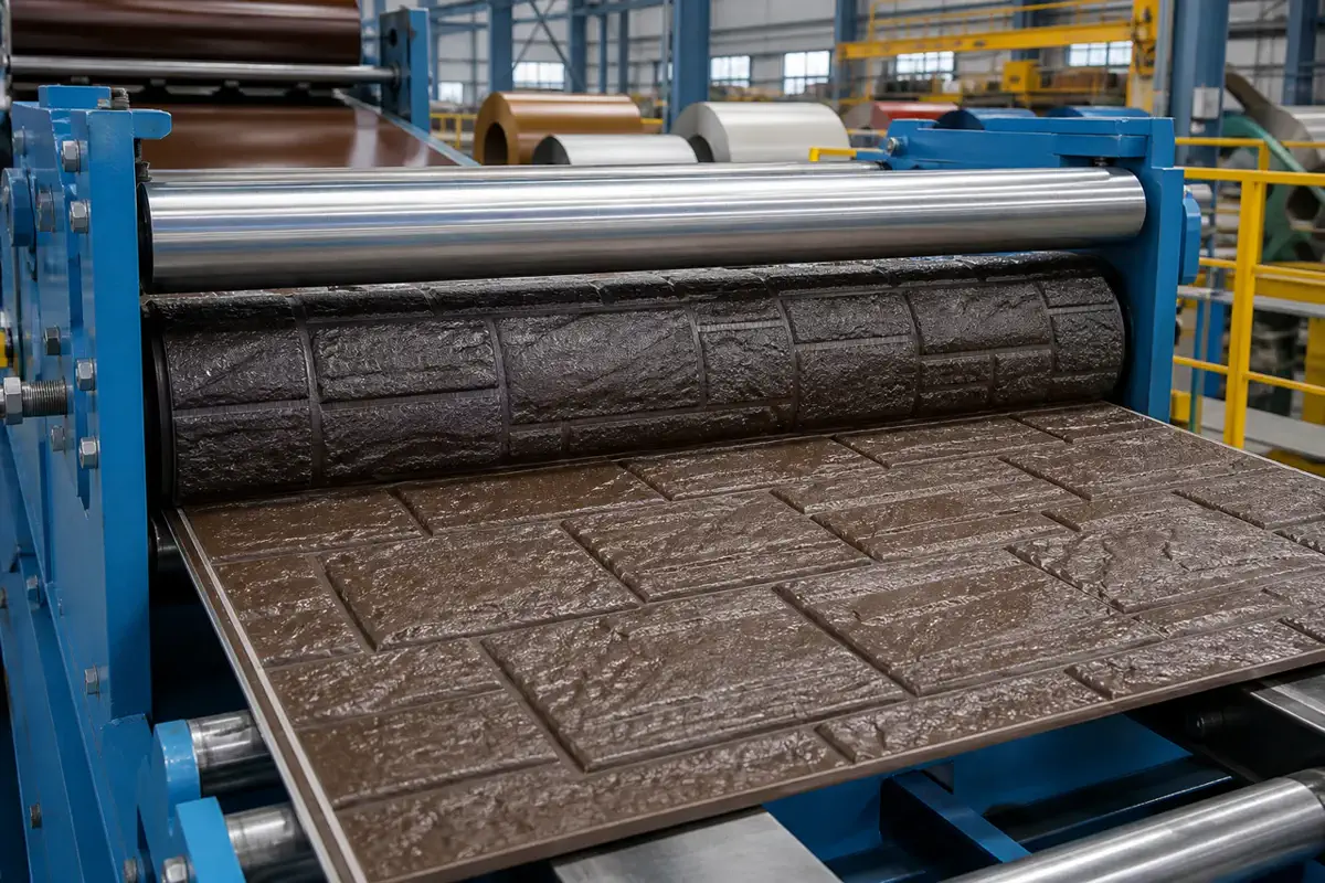 Металл ойма панельдері | Arteco New Materials Technology (Kazakhstan) Group Ltd. Металл ойма панельдері — қабырға қаптамасы — өндіріс үдерісі 16 | Arteco New Materials Technology (Kazakhstan) Group Ltd.