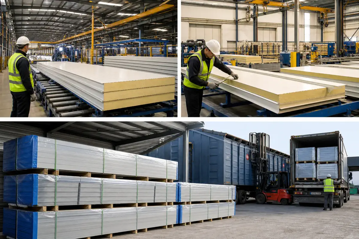 PIR қабырға панельдері — жылу оқшаулау — өндіріс үдерісі 16 | Arteco New Materials Technology (Kazakhstan) Group Ltd.