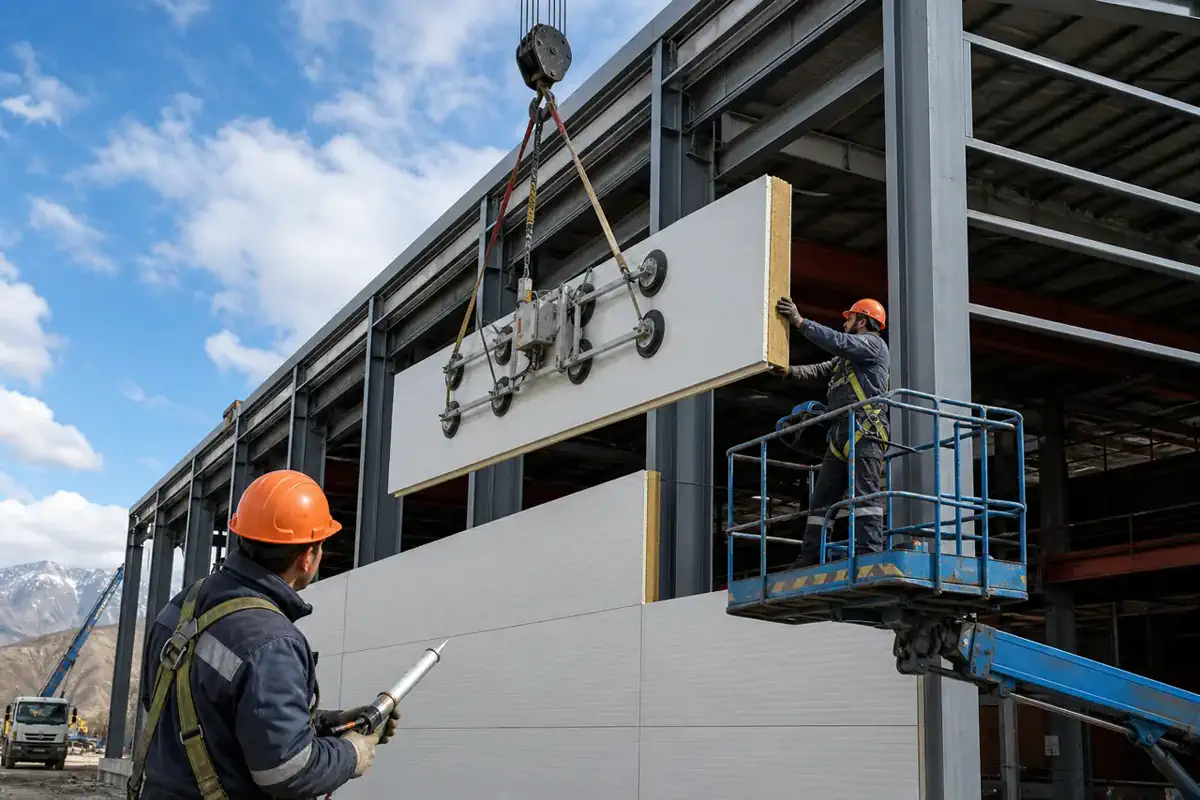 Монтаж нұсқаулықтары — Contractors — панельді біріктіру түйіні 03 | Arteco New Materials Technology (Kazakhstan) Group Ltd.